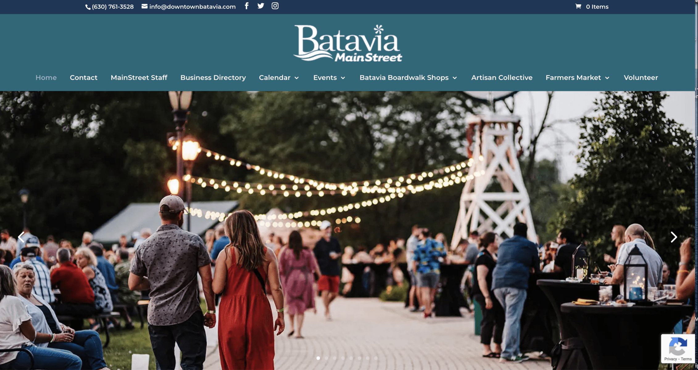 Batavia MainStreet Website Design