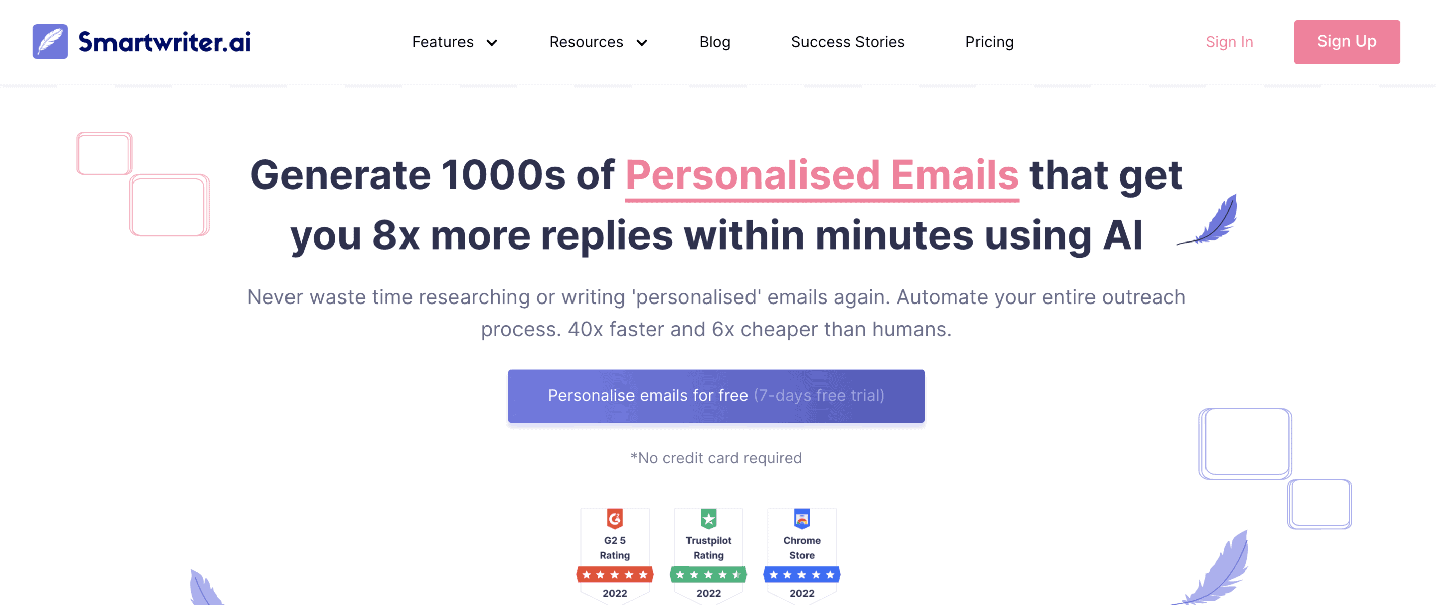 SmartWriter uses AI to write marketing emails