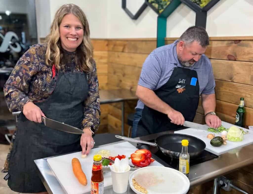 Date night at Fox Den Cooking School in St. Charles